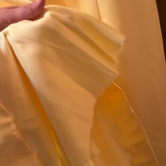 Mac Duggal Flash Yellow Strapless Embellished Gown - Picture 10 of 14